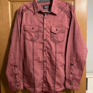 Buckle Black Button Up Shirt